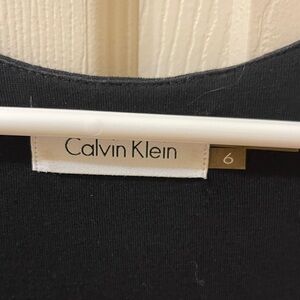 Calvin Klein Elegant Black green  and blue dress